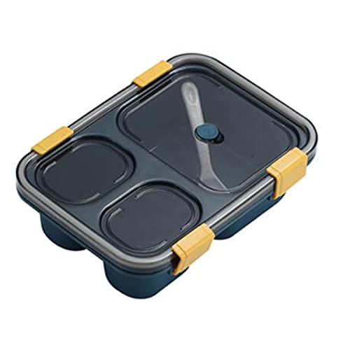 WOXIHUAN Bento Box Set Auslaufsichere Brotdose Kinder mit Fächern Lunchbox Große Brotdose Schule Jungen Mädchen Bentodose Tragbare Bentobox Brotdosen für Arbeit Büro Schule von WOXIHUAN