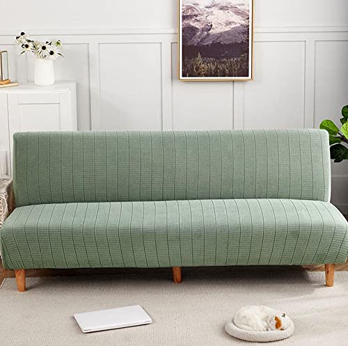 WOYAOFEI Couch Uberzug/Sofabezug Sofahusse Ohne Armlehnen Sofa Überwürfe Armless Schlafsofa- Bezüge 2/3 Sitzplätzen Sofa Hussen Armlose Sofabettüberzug Futon Schutzhülle Für Klappbares Schlafsofa von WOYAOFEI