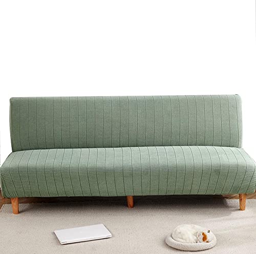 WOYAOFEI Sofabezug Ohne Armlehnen Couch Uberzug 2/3 Sitzplätzen Sofa Hussen Armless Schlafsofa- Bezüge Sofa Hussen Armlose Sofabettüberzug Futon Schutzhülle Für Klappbares Schlafsofa von WOYAOFEI