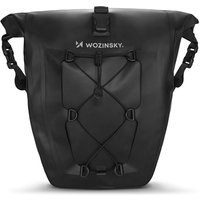 Wasserdichte Fahrradtasche Kofferraumtasche Gepäcktasche 25l Gelb - Wozinsky von WOZINSKY