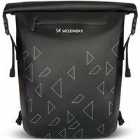 Wasserdichter Fahrradrucksack mit Rahmen Fahrradtasche 2in1 23L Rot - Wozinsky von WOZINSKY