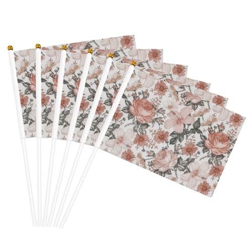 Eiffelturm-Druck mit Blumen-Motiv, tragbare Flagge, Dekoration, Hochzeiten, Jubiläen, Feiertage Eiffelturm-Druck mit Blumen-Motiv, tragbare Flagge, Dekoration, Hochzeiten, Jubiläen, Feiertage von WOmeng