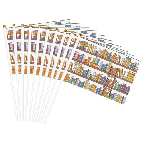 Lustige Bücherregal-Sammlung und Leiter-Druck, praktische Handflaggen, tragbare Flagge, Dekoration, Hochzeiten, Jubiläen, Feiertage Lustige Bücherregal-Sammlung und Leiter-Druck, praktische Handflaggen, tragbare Flagge, Dekoration, Hochzeiten, Jubiläen, Feiertage von WOmeng