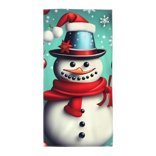 WOmeng Badetuch mit Aufdruck "Merry Christmas Day", atmungsaktiv, schnelltrocknend, Strand, Camping, Pool, Fitnessstudio, Reisen, Urlaub, vielseitig einsetzbar WOmeng Badetuch mit Aufdruck "Merry Christmas Day", atmungsaktiv, schnelltrocknend, Strand, Camping, Pool, Fitnessstudio, Reisen, Urlaub, vielseitig einsetzbar von WOmeng
