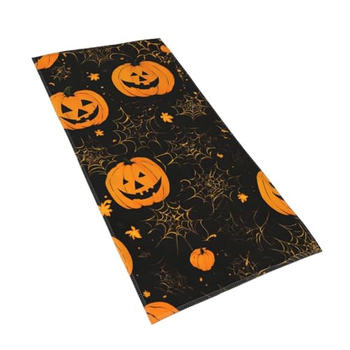 WOmeng Badetuch mit Halloween-Kürbis-Druck, atmungsaktiv, schnelltrocknend, Strand, Camping, Pool, Fitnessstudio, Reisen, Urlaub, vielseitig einsetzbar WOmeng Badetuch mit Halloween-Kürbis-Druck, atmungsaktiv, schnelltrocknend, Strand, Camping, Pool, Fitnessstudio, Reisen, Urlaub, vielseitig einsetzbar von WOmeng