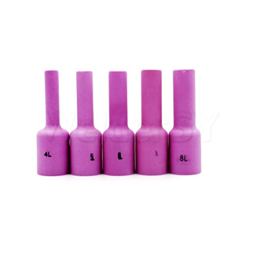 PK5 Lange Aluminium-Düsen-Sets 54N18L 54N17L 54N16L 54N15L 54N14L Nr. 4 5 6 7 8 für Wp-17/18/26 Tig Schweißbrenner PK5 Lange Aluminium-Düsen-Sets 54N18L 54N17L 54N16L 54N15L 54N14L Nr. 4 5 6 7 8 für Wp-17/18/26 Tig Schweißbrenner von Baric