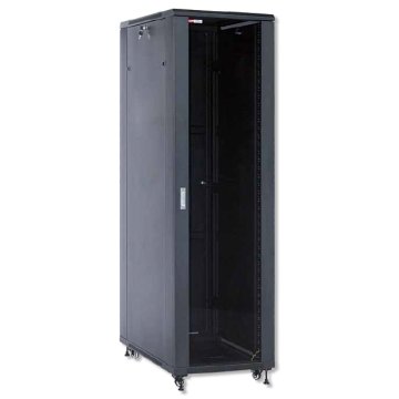 PW WP WPN-RNA-27808-B Freistehend Rack 27U schwarz – Regale (freistehend, 27U, 800 kg, Schwarz, 48,3 cm (19 Zoll), 800 mm) von WP Rack
