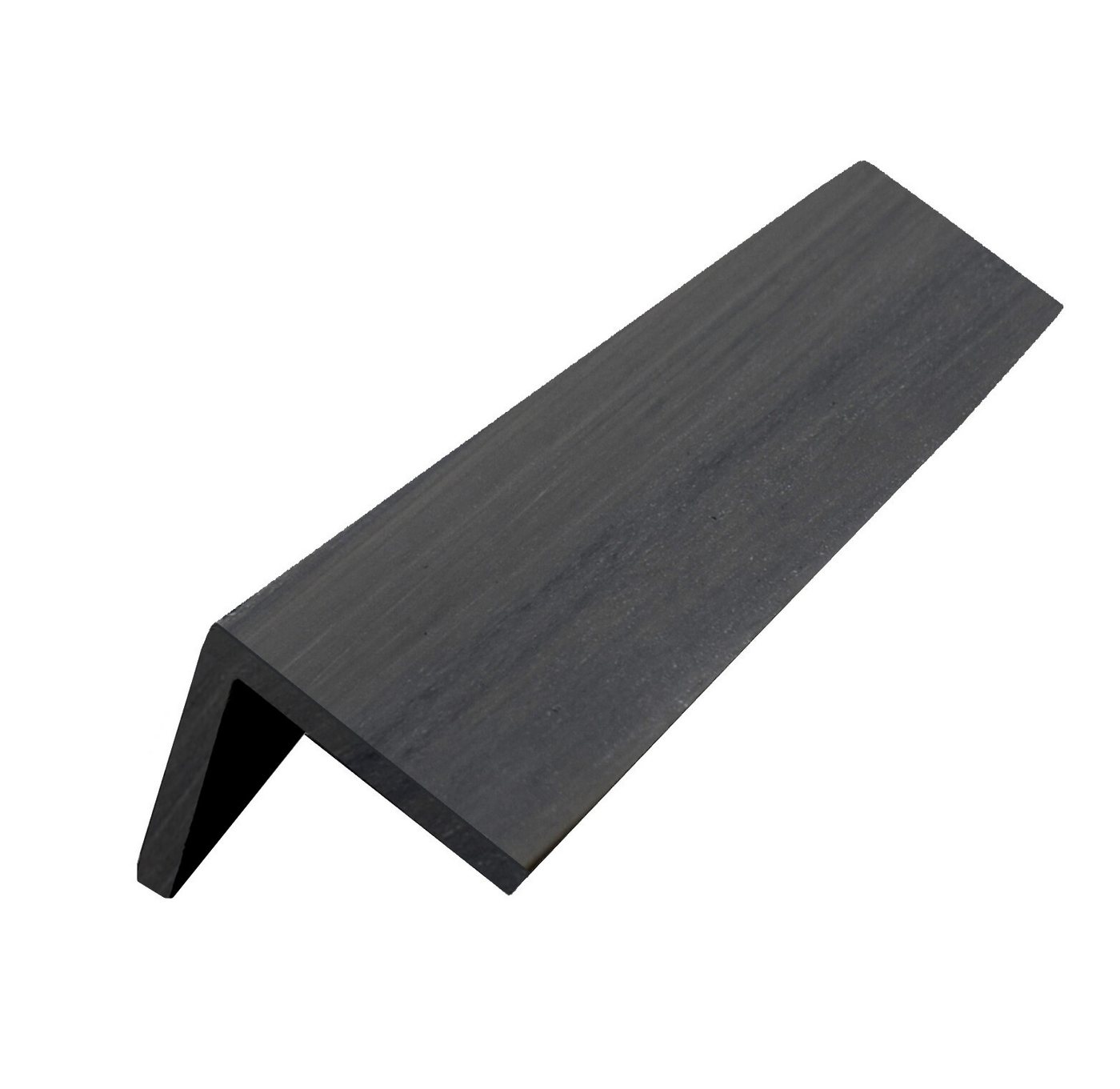 WPC Profi Terrassendielen MUSTER L Winkel Abschlussleiste Terrassen Schwarz Co-Ex 15 x 5 x 5 cm, BxL: je 5x15 cm, (Musterstück 15 cm) von WPC Profi