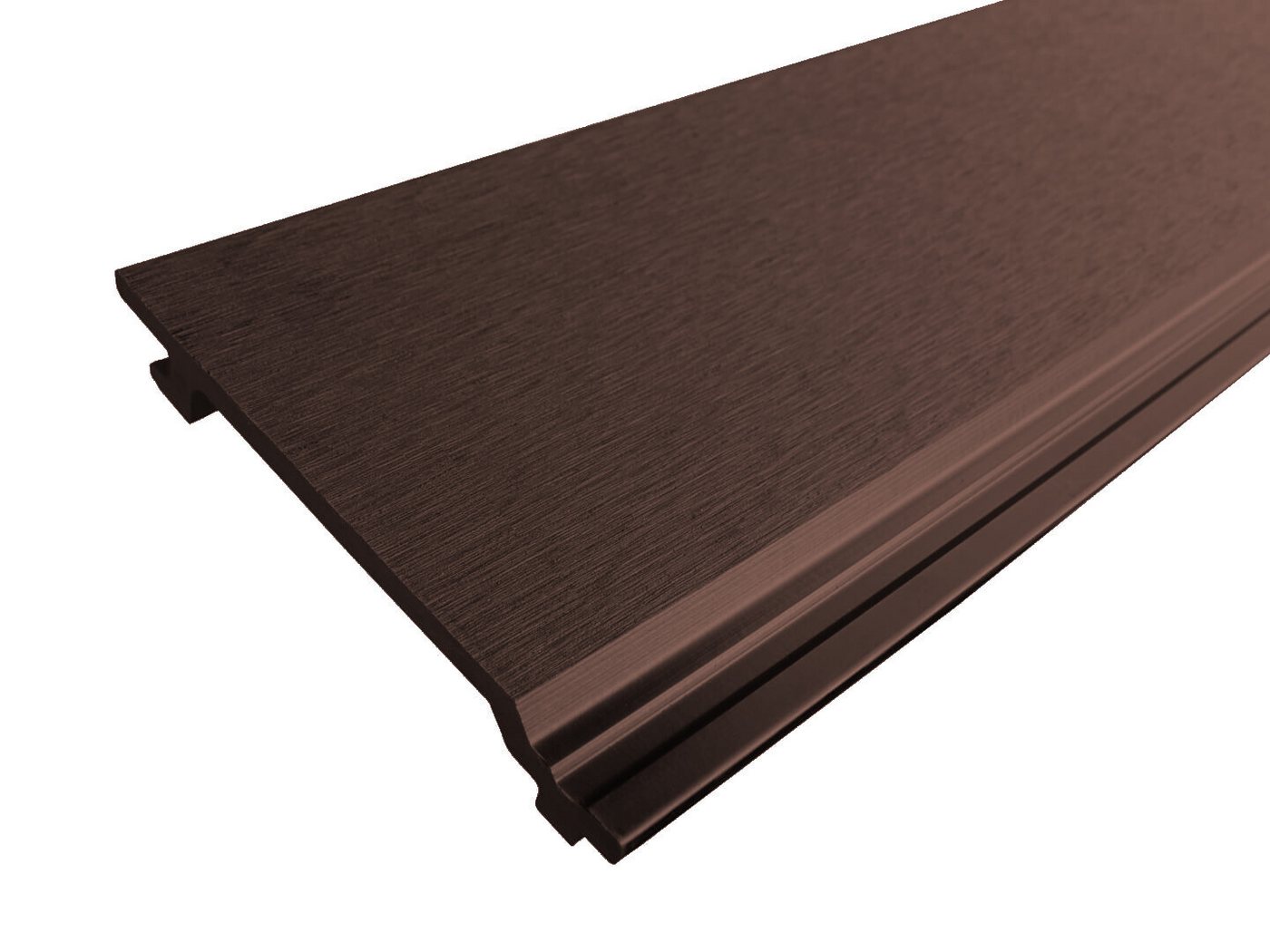 WPC Profi Wanddekoobjekt Fassadenverkleidung Komplettbausatz Wandverkleidung anthrazit grau (Musterstück 15 cm) von WPC Profi