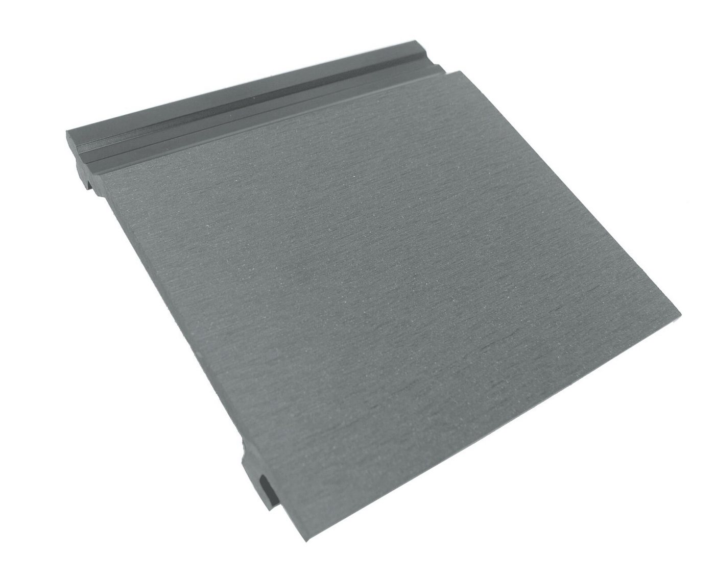 WPC Profi Wanddekoobjekt Wandverkleidung Handmuster Muster 15 cm Hausfassade Wand Steingrau (Musterstück 15 cm) von WPC Profi