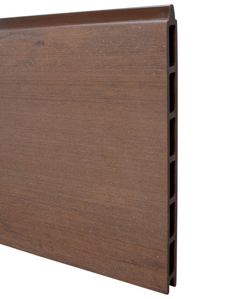 WPC Profi Zaun PROFI Sichtschutz Zaunbrett Paneel anthrazit grau sandbeige braun, (Einzelpaneele) von WPC Profi