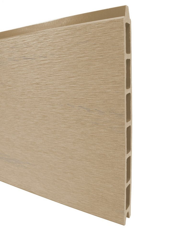 WPC Profi Zaun PROFI Sichtschutz Zaunbrett Paneel anthrazit grau sandbeige braun, (Einzelpaneele) von WPC Profi