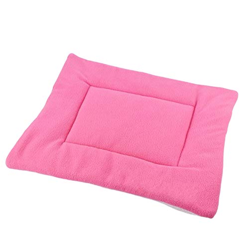 Hundematte Hundekissen Waschbar Katzendecke Hundematte Weiche Und Warme Matte Liegedecke FüR Hunde Und Katzen Sofa FüR Heimtiere pink,L von WPCASE