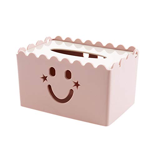 Kosmetiktuchspender Box Für Kosmetiktücher Taschentücher Box Spender Kosmetikbox Papiertuchspender Tücherbox Haus Kosmetiktücherbox Würfel Tissue Box Halter Taschentuchboxen pink von WPCASE