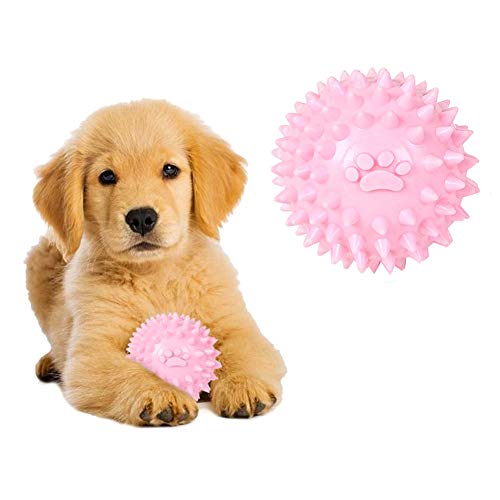 WPCASE Hundespielzeug Ball Hundeball Welpenspielzeug Hundespielzeug Spielzeug Hund Hundespielzeug UnzerstöRbar Hundespielzeug Intelligenz Hunde Spielzeug FüR GroßE Hunde pink von WPCASE