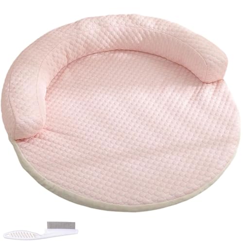 Bett for Katzen, Mit Memory-Schaum – Wärmeableitendes Gewebe, Wasserdichtes Und Maschinenwaschbares Design for Ganzjährigen Komfort, Langlebiges, Kratzfestes Bett(4,70cm) von WPDUIODF