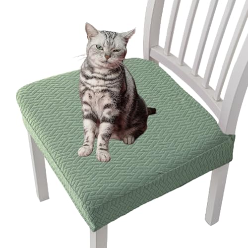 WPDUIODF Getoverfinish wasserdichte Jacquard-Stuhlhussen, Abnehmbare Stretch-Jacquard-Sitzbezüge for Esszimmerstühle, Wasserdichter Und Staubdichter, for Das Esszimmer In Der Küche(Bean Green,6pcs) WPDUIODF Getoverfinish wasserdichte Jacquard-Stuhlhussen, Abnehmbare Stretch-Jacquard-Sitzbezüge for Esszimmerstühle, Wasserdichter Und Staubdichter, for Das Esszimmer In Der Küche(Bean Green,6pcs) von WPDUIODF