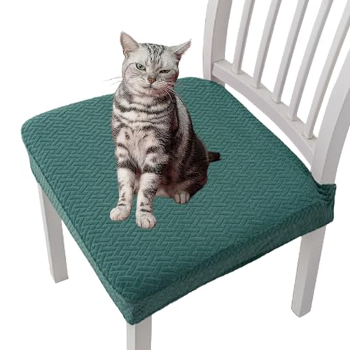 WPDUIODF Getoverfinish wasserdichte Jacquard-Stuhlhussen, Abnehmbare Stretch-Jacquard-Sitzbezüge for Esszimmerstühle, Wasserdichter Und Staubdichter, for Das Esszimmer In Der Küche(Dark Green,2pcs) WPDUIODF Getoverfinish wasserdichte Jacquard-Stuhlhussen, Abnehmbare Stretch-Jacquard-Sitzbezüge for Esszimmerstühle, Wasserdichter Und Staubdichter, for Das Esszimmer In Der Küche(Dark Green,2pcs) von WPDUIODF