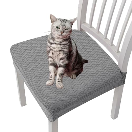 WPDUIODF Getoverfinish wasserdichte Jacquard-Stuhlhussen, Abnehmbare Stretch-Jacquard-Sitzbezüge for Esszimmerstühle, Wasserdichter Und Staubdichter, for Das Esszimmer In Der Küche(Light Gray,8pcs) WPDUIODF Getoverfinish wasserdichte Jacquard-Stuhlhussen, Abnehmbare Stretch-Jacquard-Sitzbezüge for Esszimmerstühle, Wasserdichter Und Staubdichter, for Das Esszimmer In Der Küche(Light Gray,8pcs) von WPDUIODF