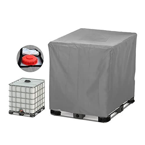 WPJBDS IBC Tank Abdeckung, IBC Container Cover,Schutzhülle für Wassertank 300L/600L/800L/1000L, Wassertank IBC Behälter Abdeckplane IBC UV-Schutz Folien,210d Oxford Tuch von WPJBDS