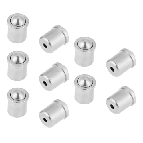 WPKD BLUEIY 10 Stück Kugelstößel,Edelstahl 5×6mm Kugelfederstößel Set,Push-Fit Kugelfederstößel Körperzubehör Set,für für Mechanische Geräte Klemmen Formen automatische Maschinen von WPKD BLUEIY
