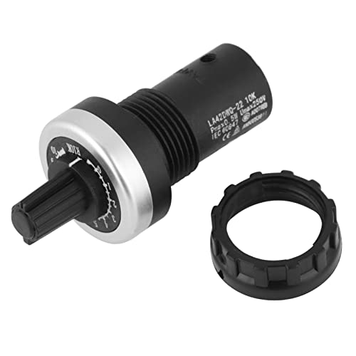 10k Potentiometer, Schalttafeleinbau VSD VFD Potentiometer mit Einzeldrehung und Schraubklemmen für Frequenzumrichtermotor mit Variabler Drehzahlregelung von WPKD BLUEIY