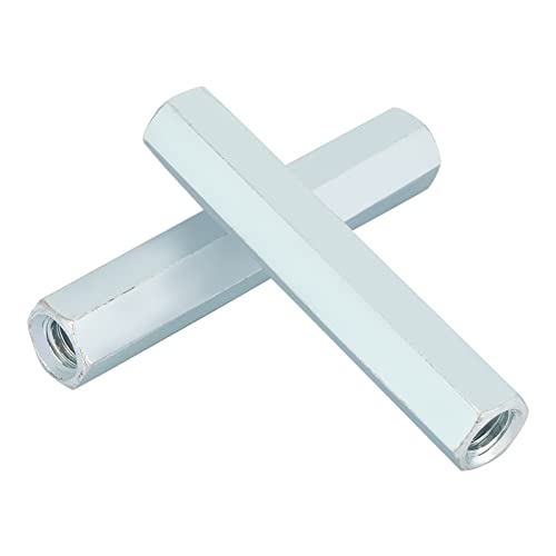 WPKD BLUEIY Lange Stangenmutter,2 Stück M10*60 Lange Verbindungsmutter,Verzinkter Stahl Distanzmutter,Gewindemuffe Befestigungselemente für Gewindestangen WPKD BLUEIY Lange Stangenmutter,2 Stück M10*60 Lange Verbindungsmutter,Verzinkter Stahl Distanzmutter,Gewindemuffe Befestigungselemente für Gewindestangen von WPKD BLUEIY