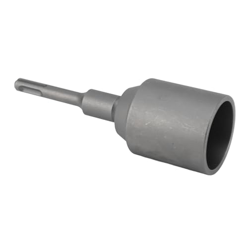SDS Plus Erdungsbohrer, Bohrschrauber aus Geschmiedetem Stahl, Robuster T-Rod-Pfostentreiber Zum Bohren von Erdungsbohrern mit Bohrhammer (45mm) von WPKD BLUEIY