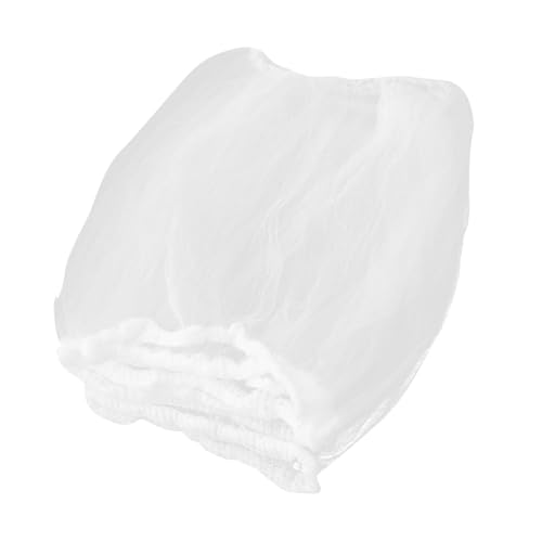 WPKD BLUEIY 100 Stück Abflusssieb, Filter-Netzbeutel, Polyesterfaser, Müllbeutel für Küchenspüle, 25,4 x 30,5 cm, einfach zu bedienen, Einweg-Netz-Siebbeutel von WPKD BLUEIY