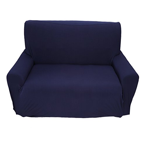 WPKD BLUEIY 2 Sitzer Sofabezug Schonbezug Stretch Elastische Couch Möbelschutz von WPKD BLUEIY