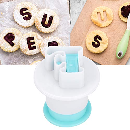 WPKD BLUEIY 26 Stück Buchstabenform DIY Keks Backen Großbuchstaben Keksausstecher Fondant Ausstecher Backen für Plätzchen Kunststoff Einfach zu bedienen von WPKD BLUEIY