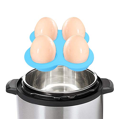 WPKD BLUEIY 4 Löcher Lebensmittelqualität Silikon Eierdampfer Dampfgarer Dampfschale Kochwerkzeug für Küche Blau Eierbeißen Eier Dämpfwerkzeug WPKD BLUEIY 4 Löcher Lebensmittelqualität Silikon Eierdampfer Dampfgarer Dampfschale Kochwerkzeug für Küche Blau Eierbeißen Eier Dämpfwerkzeug von WPKD BLUEIY