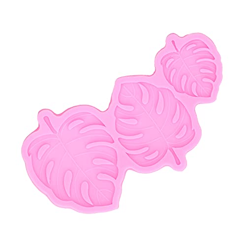 WPKD BLUEIY Blatt Lebensmittelqualität Silikon Non Cake Ice Cream Mold Rosa Blatt Form Fondant Kuchen Backen für Chote und Backen, flexibel und einfach zu bedienen von WPKD BLUEIY