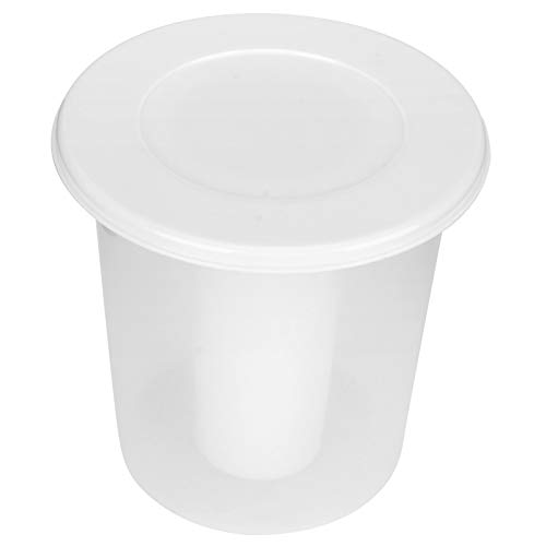 WPKD BLUEIY Clear Reusable Shaved Ice s Cup, Ice Bucket Refillable Making Model with Lid, Shaved Ice Container, Bar Tool, Household Supplies, Set of 4, von WPKD BLUEIY