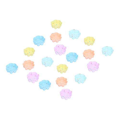 WPKD BLUEIY DIY Kristall-Epoxidharz, innovativer geformter Spiegel Silikon Kerzenhalter, 60 Stück Cupcake Backform-Set, er Design, Backwerkzeug für Heimbedarf von WPKD BLUEIY
