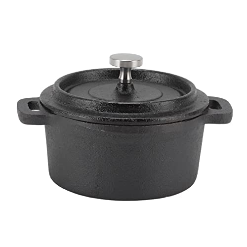 WPKD BLUEIY Dutch Oven 20 cm, doppelter traditioneller Stil, Gusseisen-Kochtopf mit Deckel, verdickter ergonomischer Griff, ideal zum Backen und Isolieren WPKD BLUEIY Dutch Oven 20 cm, doppelter traditioneller Stil, Gusseisen-Kochtopf mit Deckel, verdickter ergonomischer Griff, ideal zum Backen und Isolieren von WPKD BLUEIY