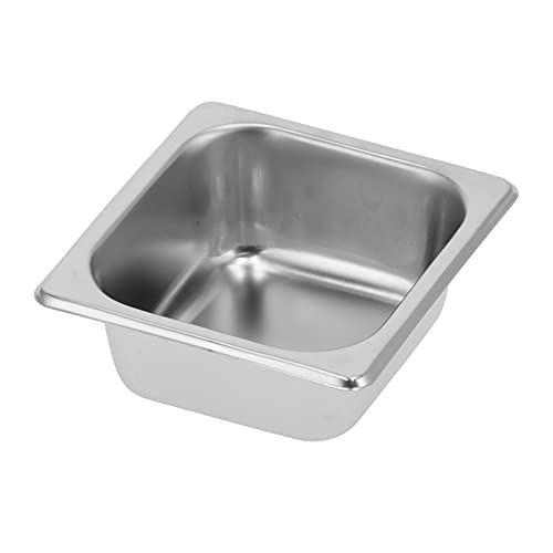 WPKD BLUEIY Edelstahl-Becken Essensschale, isoliertes Buffetbecken für Zuhause, Kantine, Küche und Hotel, 30 cm Durchmesser, robustes Design WPKD BLUEIY Edelstahl-Becken Essensschale, isoliertes Buffetbecken für Zuhause, Kantine, Küche und Hotel, 30 cm Durchmesser, robustes Design von WPKD BLUEIY