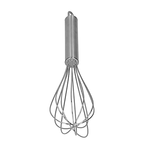 WPKD BLUEIY Edelstahl-Schneebesen, manueller 6-Draht-Eierschlägel, 25,4 cm, Küchenwerkzeug zum Kochen, Mischen, Schneebesen, Eiermixer, Eiermixer, WPKD BLUEIY Edelstahl-Schneebesen, manueller 6-Draht-Eierschlägel, 25,4 cm, Küchenwerkzeug zum Kochen, Mischen, Schneebesen, Eiermixer, Eiermixer, von WPKD BLUEIY