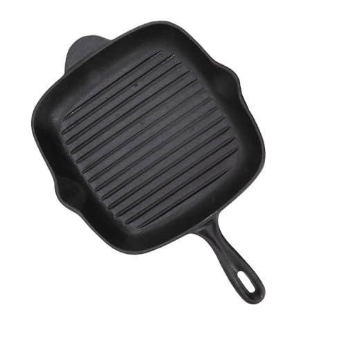 WPKD BLUEIY Gusseisen Grillpfanne Große Kapazität Quadrate Steak Speck Pfanne Doppelauslass 28cm für Zuhause Camping Restaurant Gebrauch WPKD BLUEIY Gusseisen Grillpfanne Große Kapazität Quadrate Steak Speck Pfanne Doppelauslass 28cm für Zuhause Camping Restaurant Gebrauch von WPKD BLUEIY