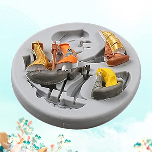 WPKD BLUEIY Marine Stil Form Dekorieren Werkzeug, DIY Silikon Kuchen zum Backen Fondant Cupcake Derts, Seetang und Korallenform, 06# Silikon Backform von WPKD BLUEIY