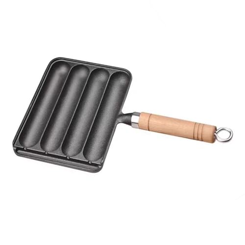 WPKD BLUEIY Mini Heißölpfanne, Stick Proof Deepening Oil Heating Pot with Dual Pour Spout for Frying Eggs and Dumplings, Cast Iron Sausage Grilling Pan for Home Kitchen and Outdoor Use WPKD BLUEIY Mini Heißölpfanne, Stick Proof Deepening Oil Heating Pot with Dual Pour Spout for Frying Eggs and Dumplings, Cast Iron Sausage Grilling Pan for Home Kitchen and Outdoor Use von WPKD BLUEIY