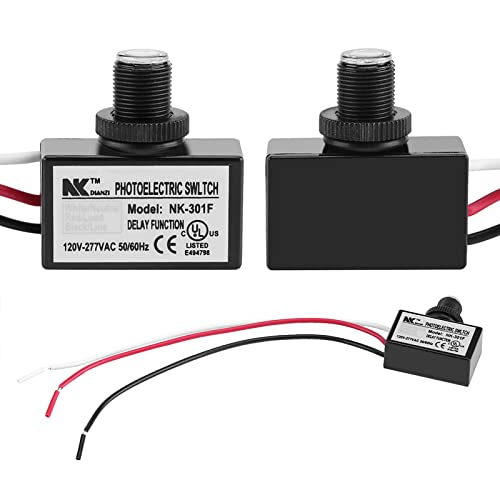 WPKD BLUEIY Photoelektrischer Schalter, 120V-277V AC Spannung Automatischer EIN/Aus Lichtsensor Steuerungsschalter für Outdoor Pfosten Licht Zubehör Patio Garten Beleuchtung Armaturen WPKD BLUEIY Photoelektrischer Schalter, 120V-277V AC Spannung Automatischer EIN/Aus Lichtsensor Steuerungsschalter für Outdoor Pfosten Licht Zubehör Patio Garten Beleuchtung Armaturen von WPKD BLUEIY