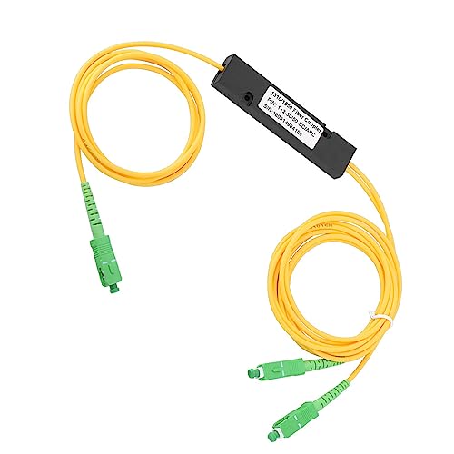 WPKD BLUEIY Glasfaser Splitter,SC 1X2 PLC Singlemode Faser Optischer Splitter SC/UPC PCL Optischer Splitter für Faseroptische Kommunikation CATV FTTH FOS(208cm,45g) WPKD BLUEIY Glasfaser Splitter,SC 1X2 PLC Singlemode Faser Optischer Splitter SC/UPC PCL Optischer Splitter für Faseroptische Kommunikation CATV FTTH FOS(208cm,45g) von WPKD BLUEIY