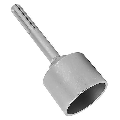 WPKD BLUEIY SDS MAX Erdbohrer Adapter,Erdungsstab Bit Treiber,T Post Driver,5cm Lochtiefe,Length 20cm/8in,für Hochbau, Straßeninstandhaltung(65mm) von WPKD BLUEIY