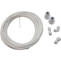 Ersatzteil - Wasserzulauf-Set: Schlauch (6 m) + Anschlüsse UKT001 - - WHIRLPOOL, BAUKNECHT, KITCHENAID, ARISTON HOTPOINT, SAMSUNG, IGNIS, AMANA, von WPRO