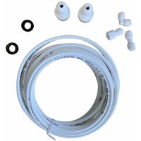 Wpro - Ersatzteil - Wasserzulauf-Set: Schlauch (6 m) + Anschlüsse UKT001 - - ikea whirlpool, ignis, kitchenaid, samsung, amana, bauknecht, ariston von WPRO