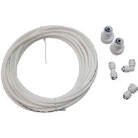 Ersatzteil - Wasserzulauf-Set: Schlauch (6 m) + Anschlüsse UKT001 - - WHIRLPOOL, BAUKNECHT, KITCHENAID, ARISTON HOTPOINT, SAMSUNG, IGNIS, AMANA, von WPRO