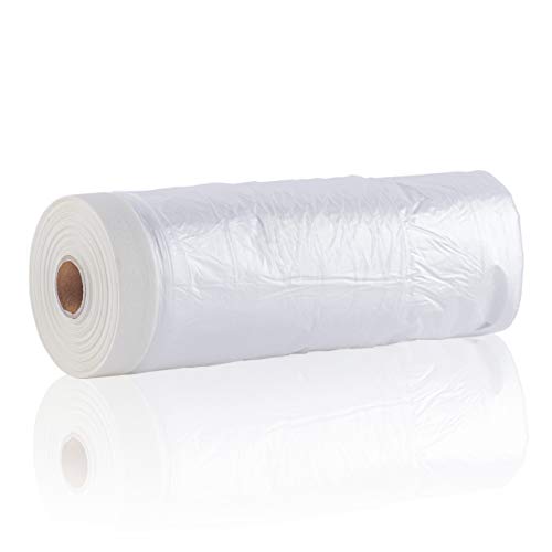 WPTrading - 9 Rollen Krepp-Masker 2700mm x 17m mit Abklebeband für Innenbereich - Profi Maler Abdeckfolie (10my Folie) mit Klebeband stark - Abdeckplane für Malerarbeiten - Malerkrepp selbstklebend von WPTrading