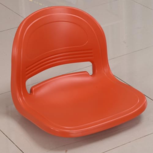 WPWSDWMX Empfangsstühle, Kunststoff-Ersatzsitz, Geschlitzte Rückenlehne, Ergonomisches Design für Kantinen, Fitnessstudios und Andere Öffentliche Bereiche(Orange) von WPWSDWMX