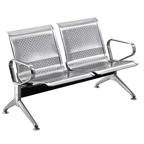WPWSDWMX Stahl-Bürostühle, 2er-Set, Wartezimmerstühle mit Armlehne, Lobbymöbel für Unternehmen, Banken, Krankenhäuser, Friseursalons WPWSDWMX Stahl-Bürostühle, 2er-Set, Wartezimmerstühle mit Armlehne, Lobbymöbel für Unternehmen, Banken, Krankenhäuser, Friseursalons von WPWSDWMX